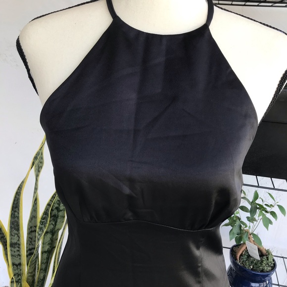🖤1 LEFT🖤 Black halter slip dress! - Picture 6 of 13
